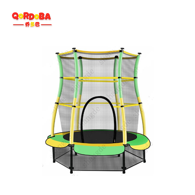 Trampolín para niños con red de seguridad-19