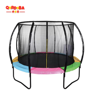 Trampolín para niños con net de seguridad-10