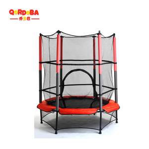 Trampolín para niños con net de seguridad-15