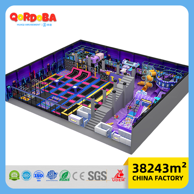 Soluciones profesionales de parques de trampolines con accesorios completos para parques infantiles de interior