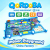 Área de juegos interior personalizada con laberinto de cuerdas y piscina de bolas para negocios de recreación familiar en centros comerciales