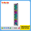 Muro de escalada de alta calidad con dispositivo de control de descenso para parque de atracciones infantil