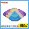 Espacio de juego suave personalizado para niños pequeños con toboganes y trepadores para juegos suaves en el patio interior