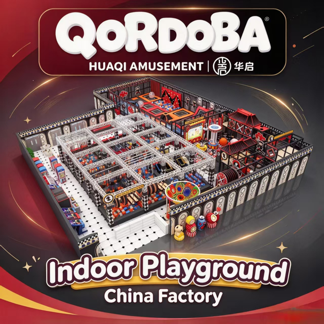 Área de juegos interior con temática ninja con emocionantes toboganes y juegos para el centro de entretenimiento familiar