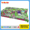 Zona de juegos infantil con temática espacial personalizable con tiras de LED para entretenimiento infantil