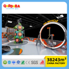Complejo de juegos interior certificado por ASTM CPSC con múltiples juegos de aventuras para parque de diversiones