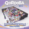 Diversión interior personalizada con desafíos de red de cuerda para la experiencia de juego activo de los niños