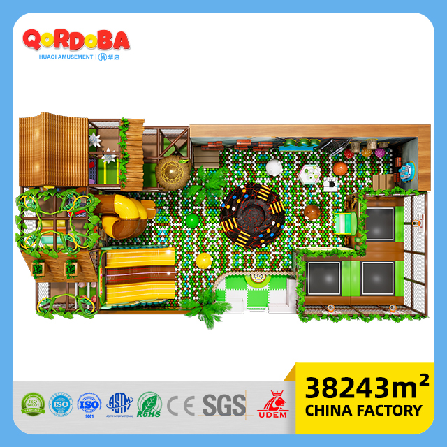Proveedor de parques infantiles Jungle Adventure de China con precio bajo para parques infantiles interiores