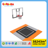 Trampolín de PVC de alta calidad con aro de baloncesto para centro de juegos infantiles
