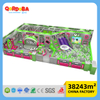 Parque infantil interior Space Style Green con trampolines para parque de atracciones para niños