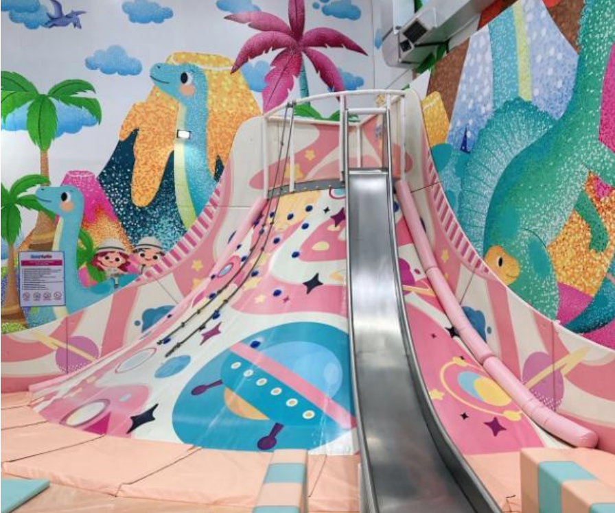 Centro de entretenimiento familiar del proyecto de área de juegos interior para niños de Indonesia
