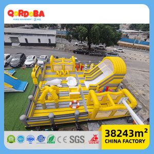 Parque infantil inflable del castillo animoso de la membrana del aire con el material de Eco para los parques interiores al aire libre