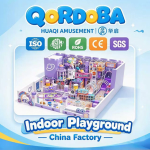 Área de juegos interior personalizada con toboganes grandes para entretenimiento familiar y diversión para niños