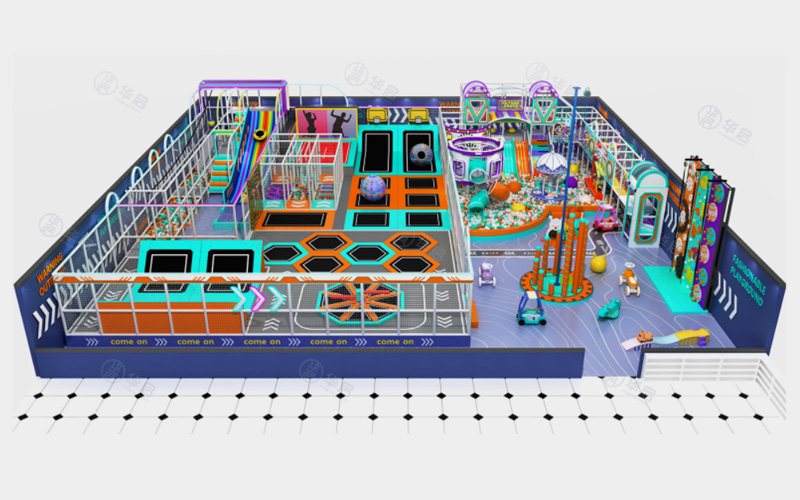 Proyecto de parques de diversiones en interiores a gran escala en Asia